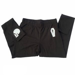 New Gothic Black Custom Spooky Leggings Pants